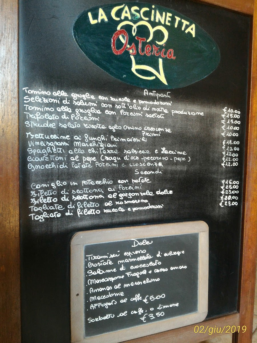 Menu Osteria La Cascinetta-4