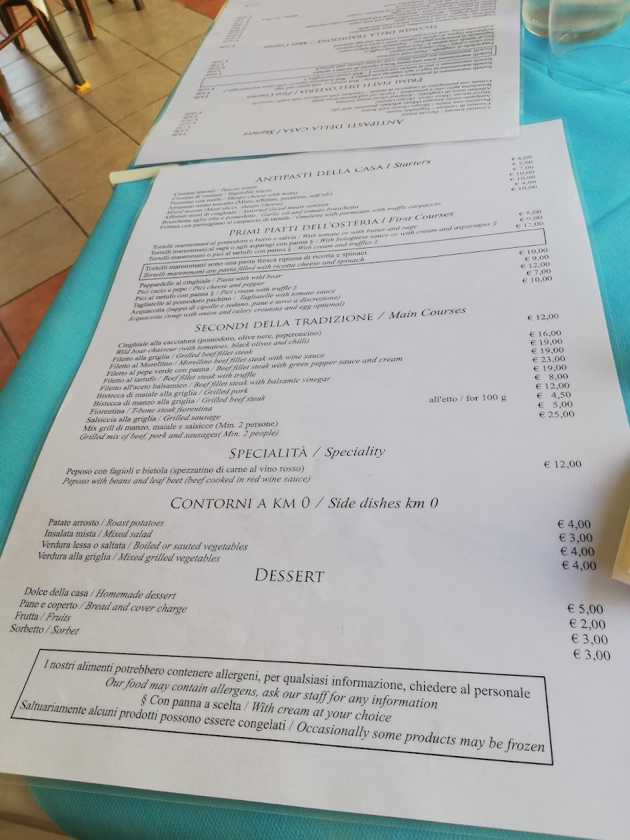 Menu Osteria La Nuova Dispensa-7