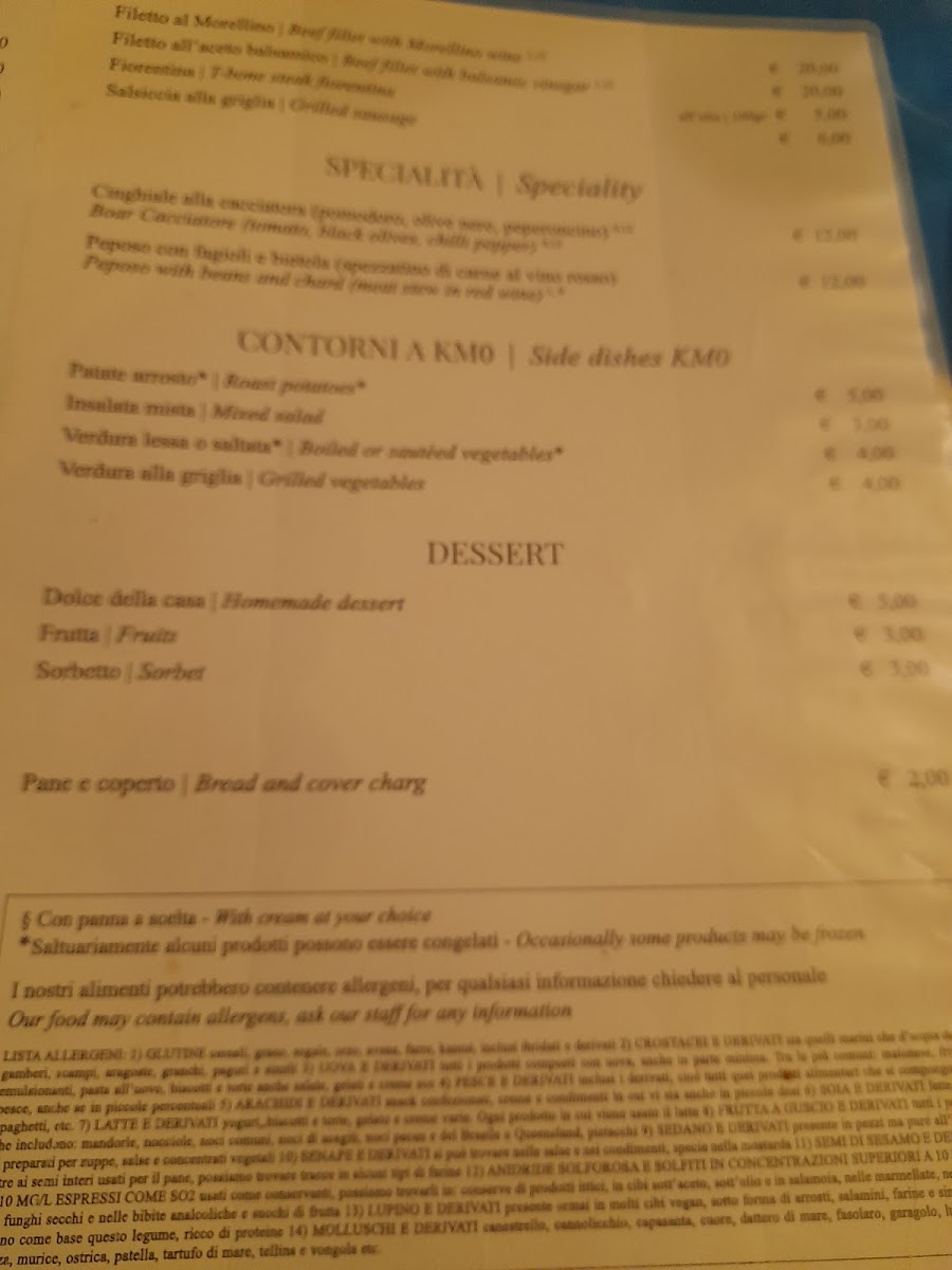 Menu Osteria La Nuova Dispensa-8