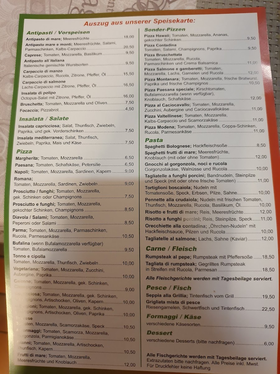 Menu Osteria La- Rotonda Restaurante Inh. Leggieri-4