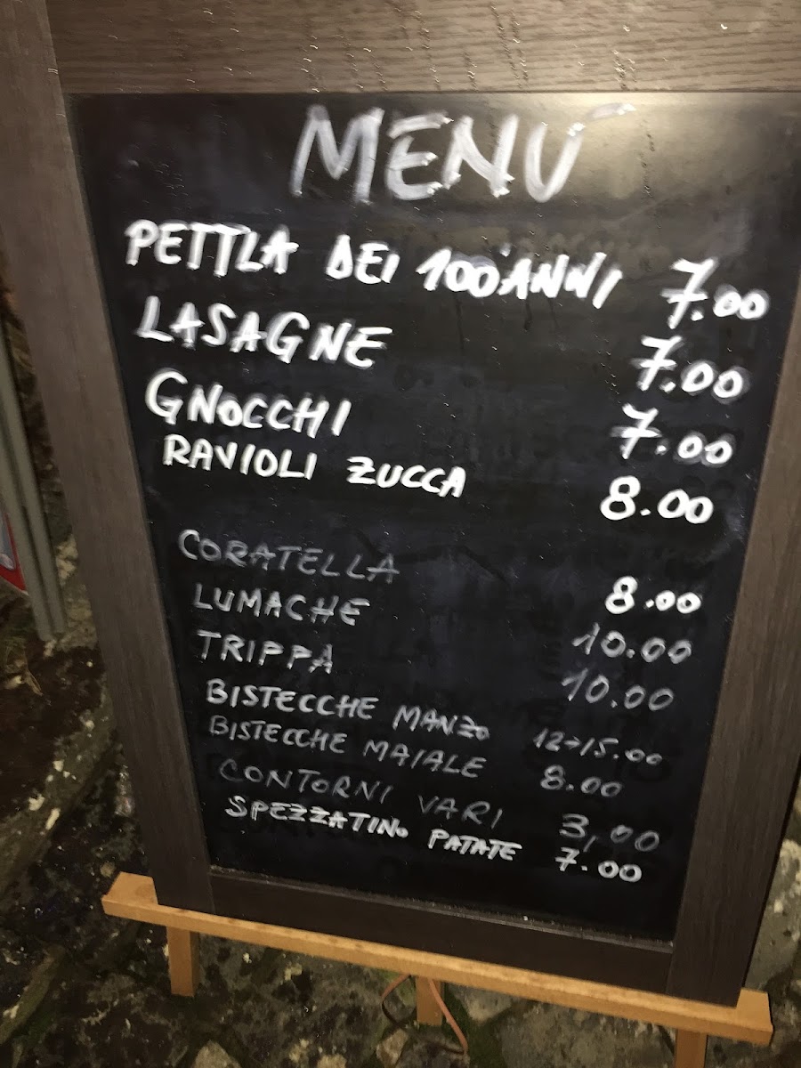 Menu Osteria La Sevici-3