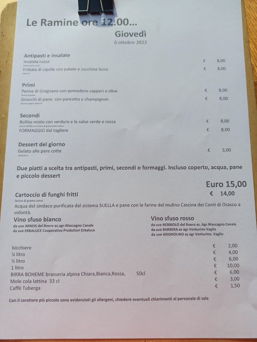 Menu Osteria Le Ramine-6