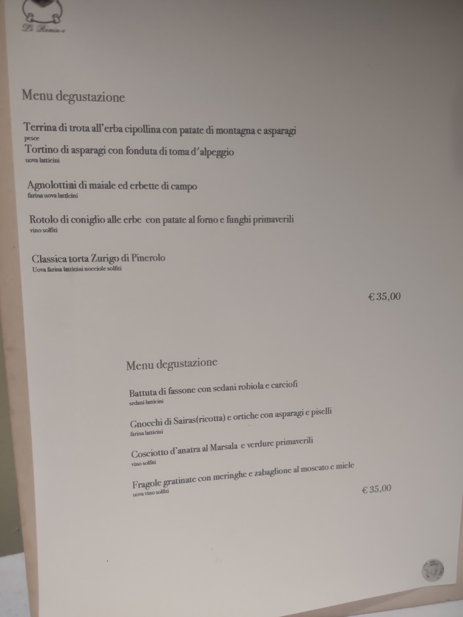 Menu Osteria Le Ramine-9