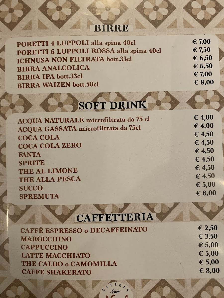 Menu Osteria Papà Nicola-8