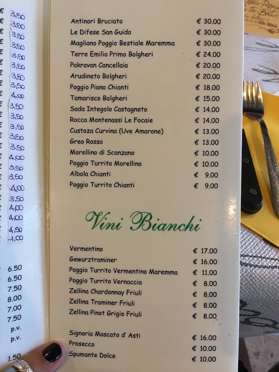 Menu Osteria Pizzeria Le Tre Botti-7