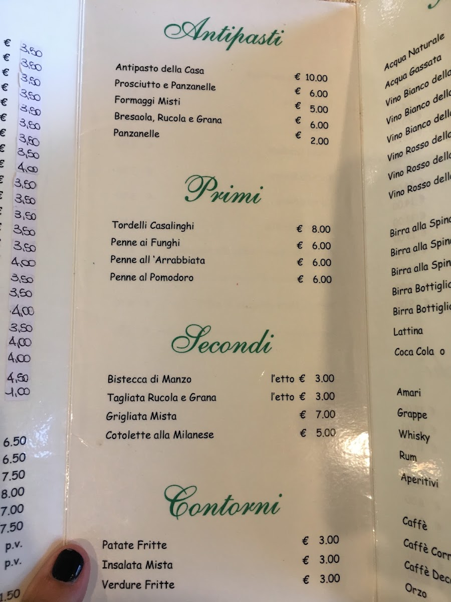 Menu Osteria Pizzeria Le Tre Botti-8