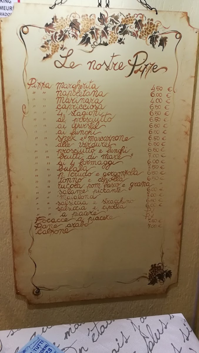 Menu Osteria Pizzeria Le Tre Botti-9