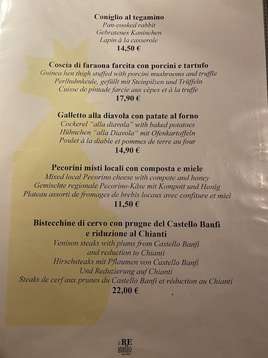 Menu Osteria Rosticceria Il Re Gallo-1