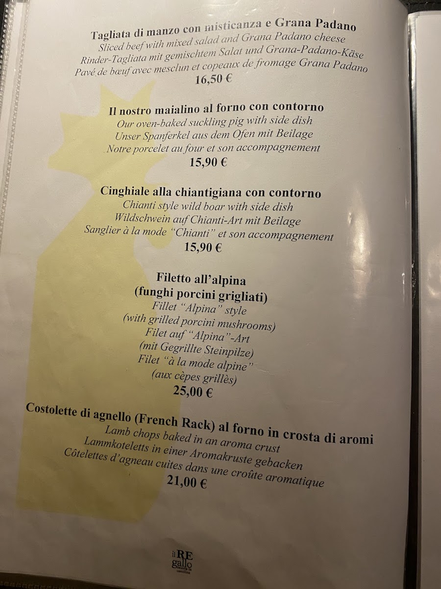 Menu Osteria Rosticceria Il Re Gallo-6