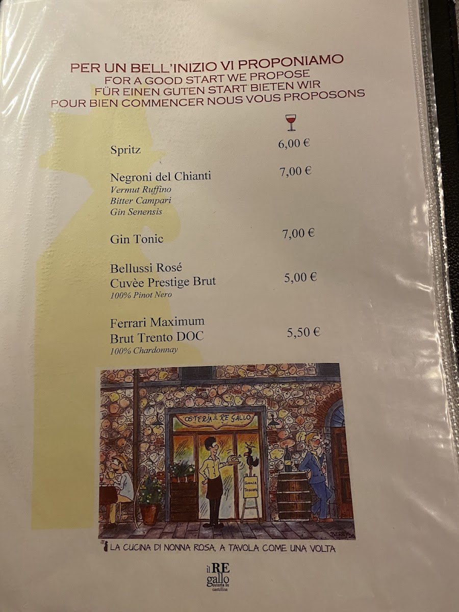 Menu Osteria Rosticceria Il Re Gallo-7