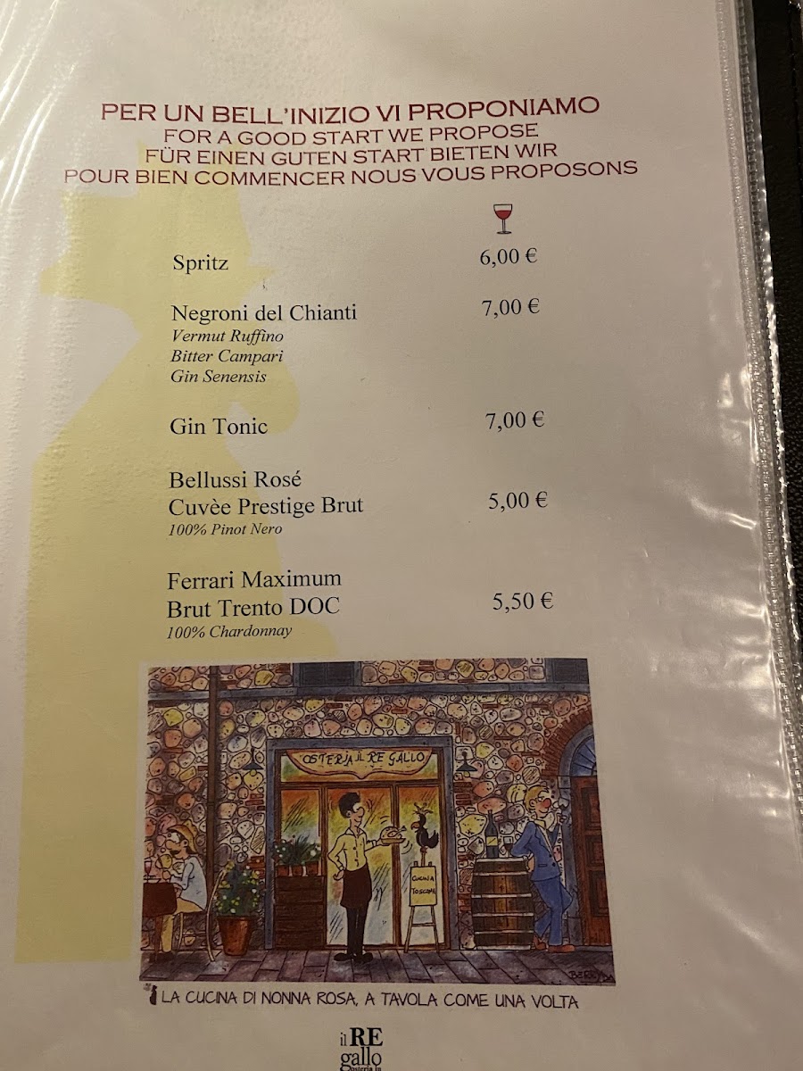 Menu Osteria Rosticceria Il Re Gallo-8