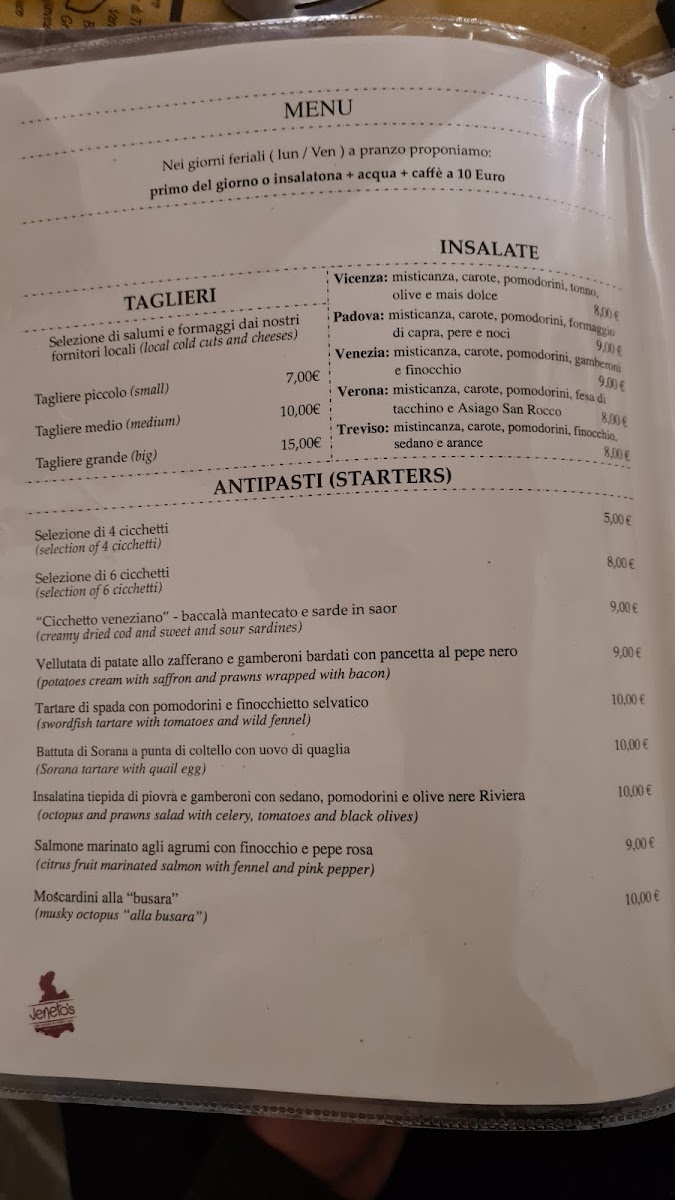 Menu Osteria Veneto's-10