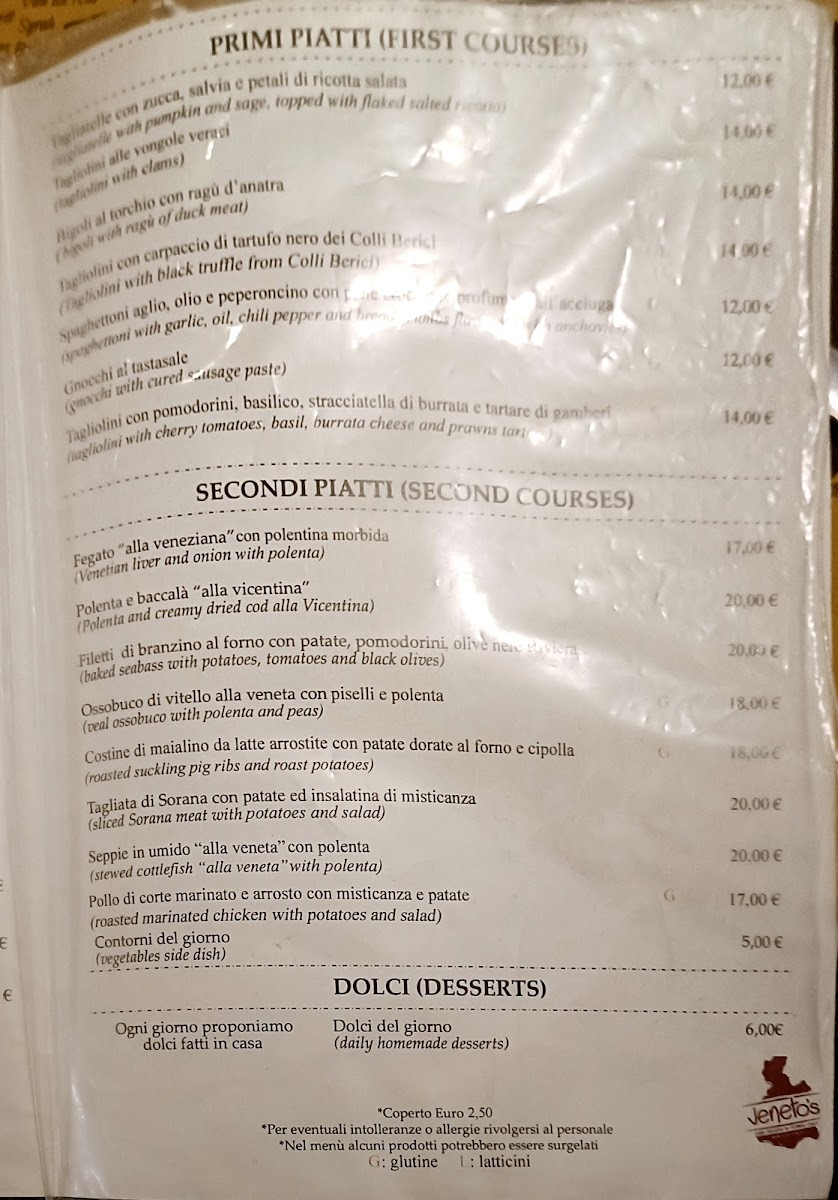 Menu Osteria Veneto's-4