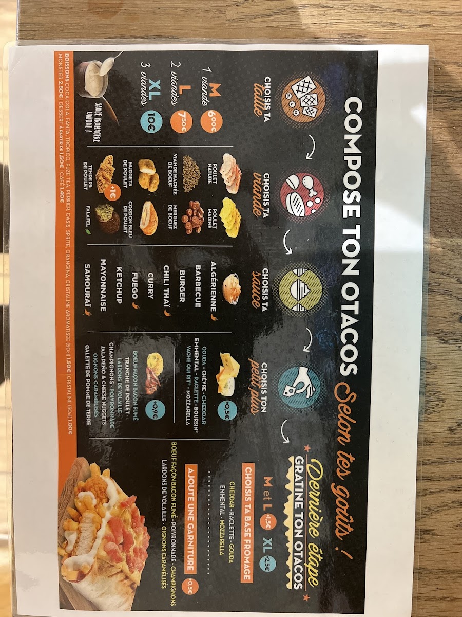 Menu O'tacos Bussy Saint Georges-3