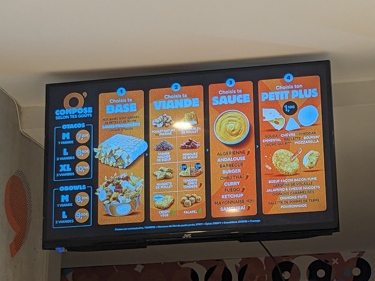 Menu O'tacos Chartres-2