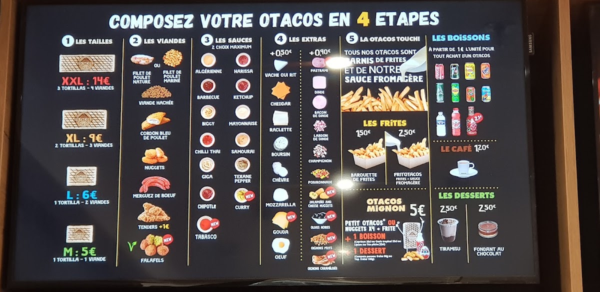 Menu O'tacos Marseille Grand Littoral-3