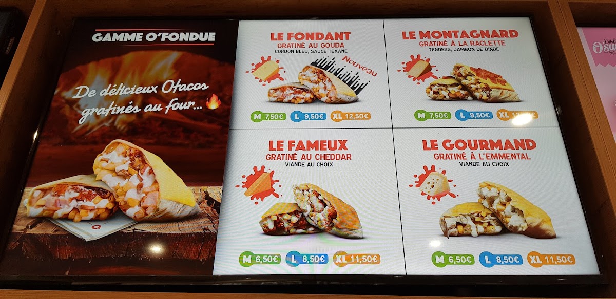 Menu O'tacos Marseille Grand Littoral-9