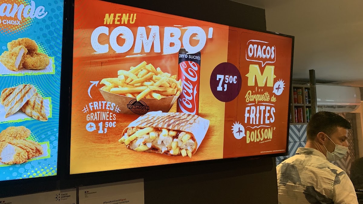 Menu O’Tacos Nice Gare-10