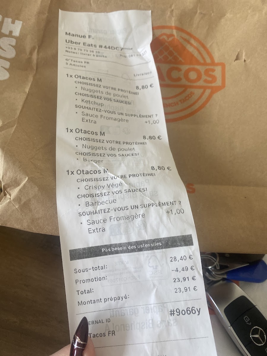 Menu O'tacos Saint Herblain-2