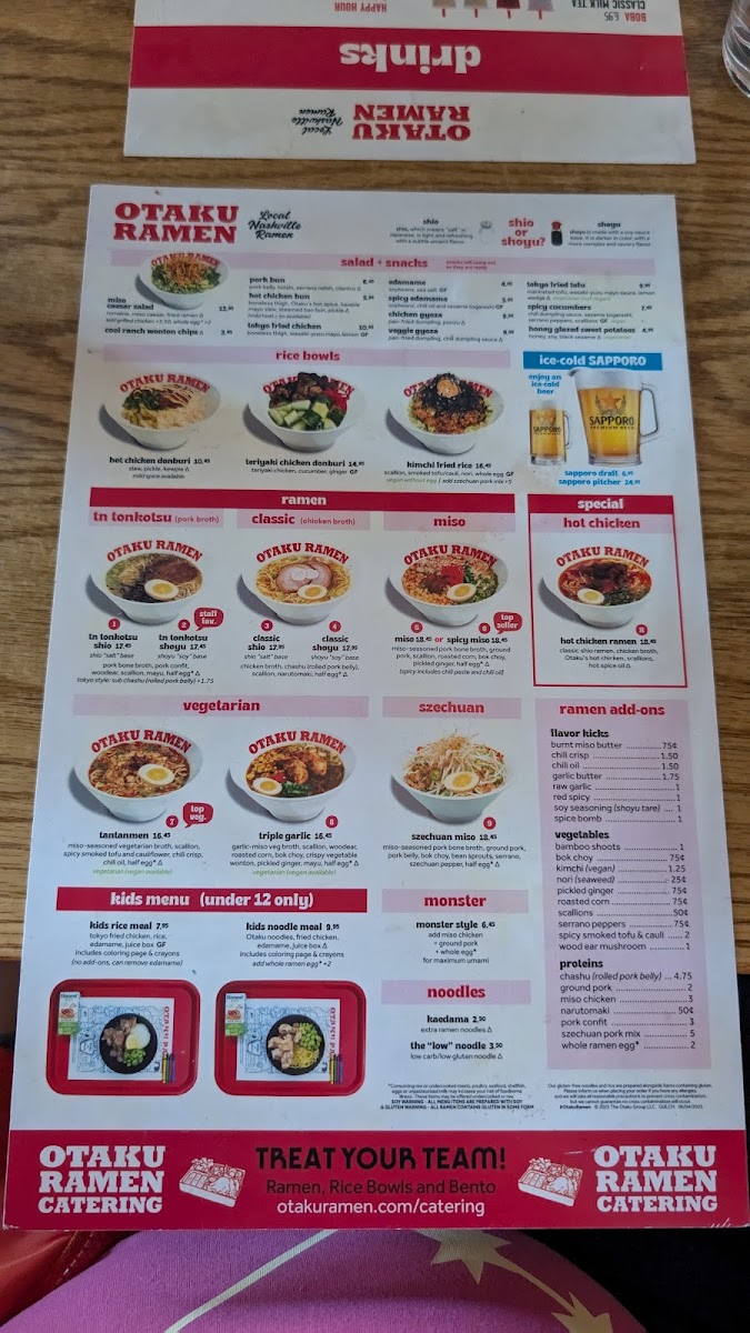 Menu Otaku Ramen-2