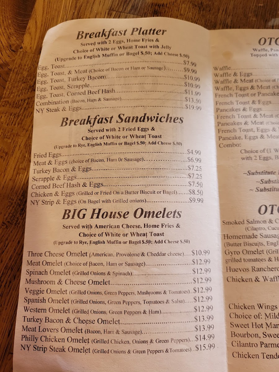 Menu Otc Bar & Grille-6