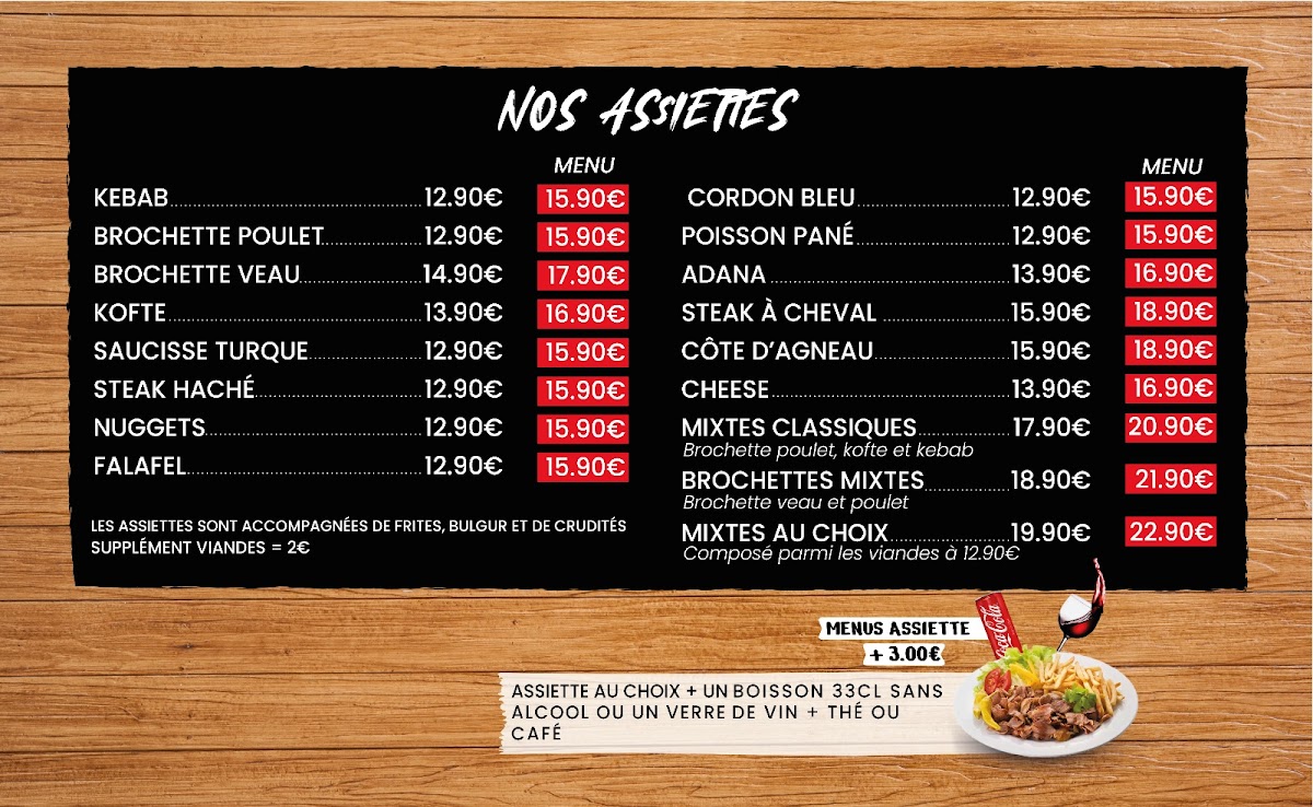 Menu O'tezel Oriental Food Kebab Lunéville-1