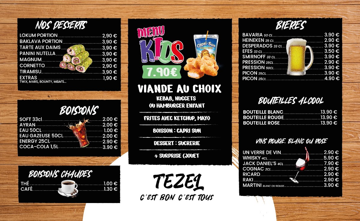 Menu O'tezel Oriental Food Kebab Lunéville-3