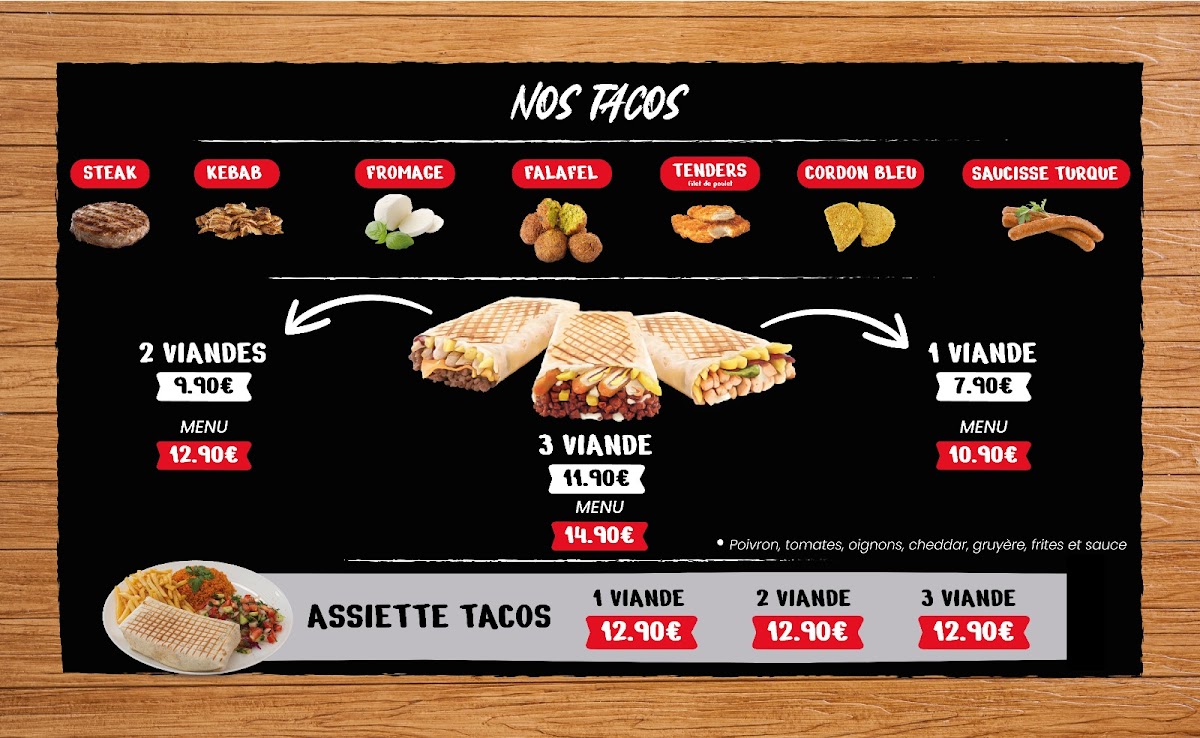 Menu O'tezel Oriental Food Kebab Lunéville-6