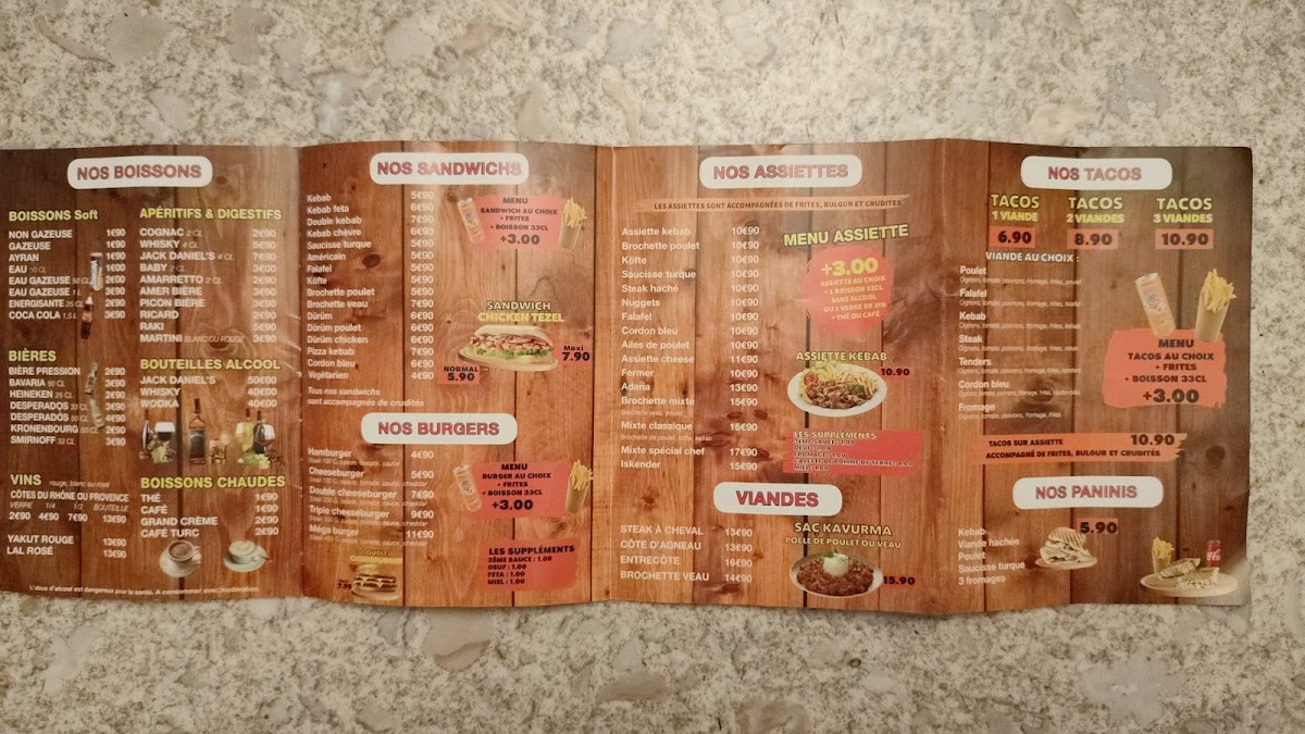 Menu O'tezel-4