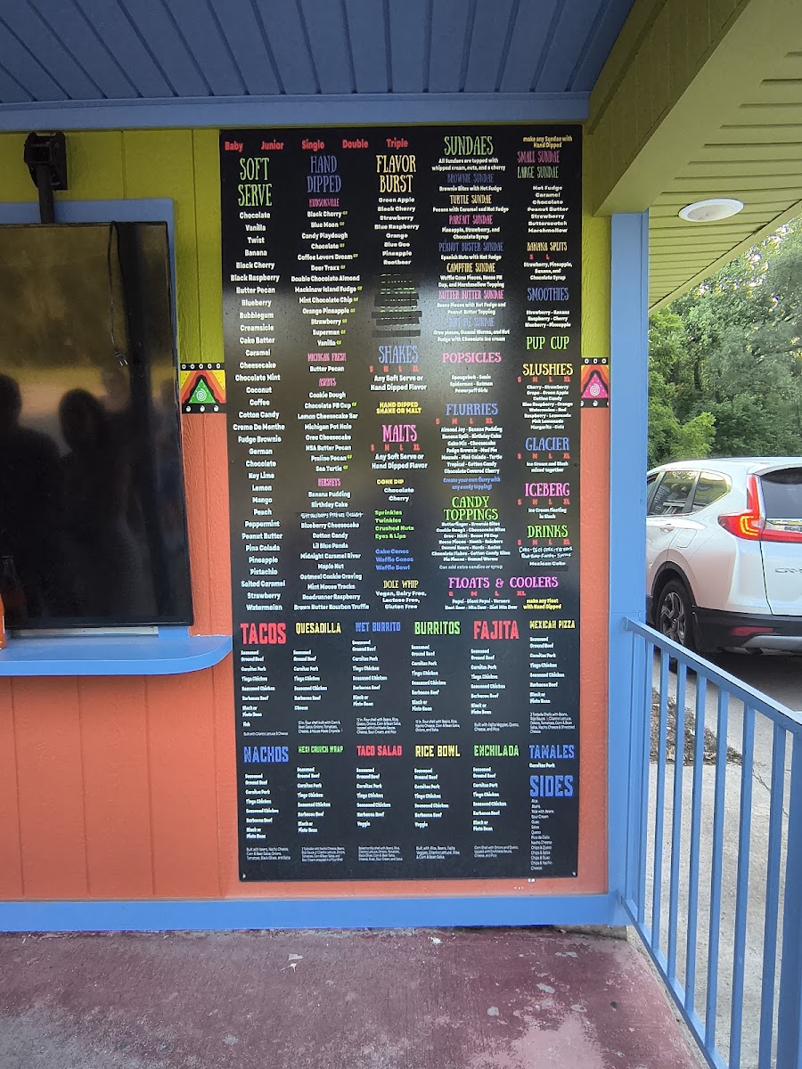 Menu Otisville Dairy Delight And Taco Hut-2