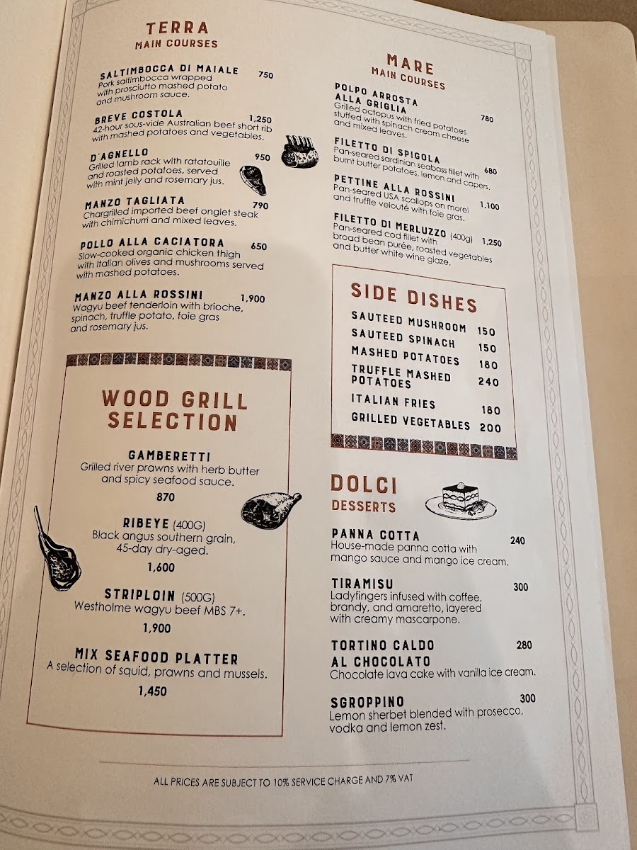 Menu Otto Italian Restaurant-1