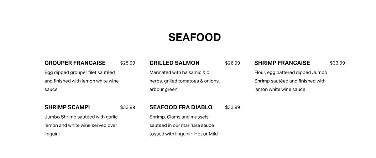 Menu Our House Restaurant And Banquet Facility-5