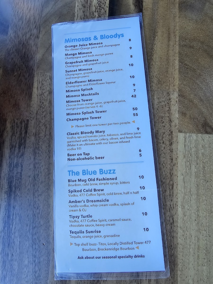 Menu Out Of The Blue-7