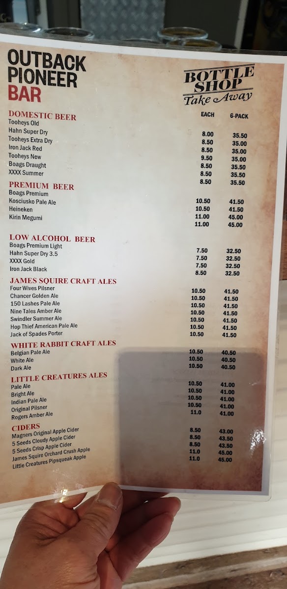 Menu Outback Kiosk-8