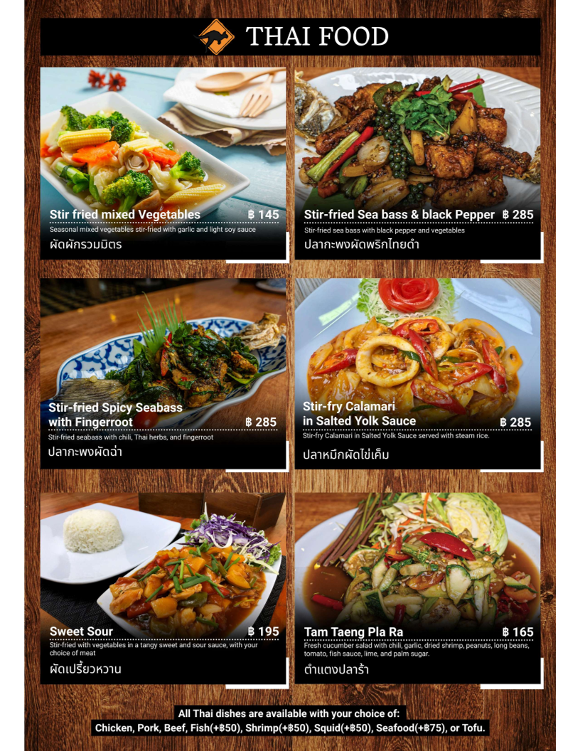 Menu Outback Sports Bar & Restaurant-3