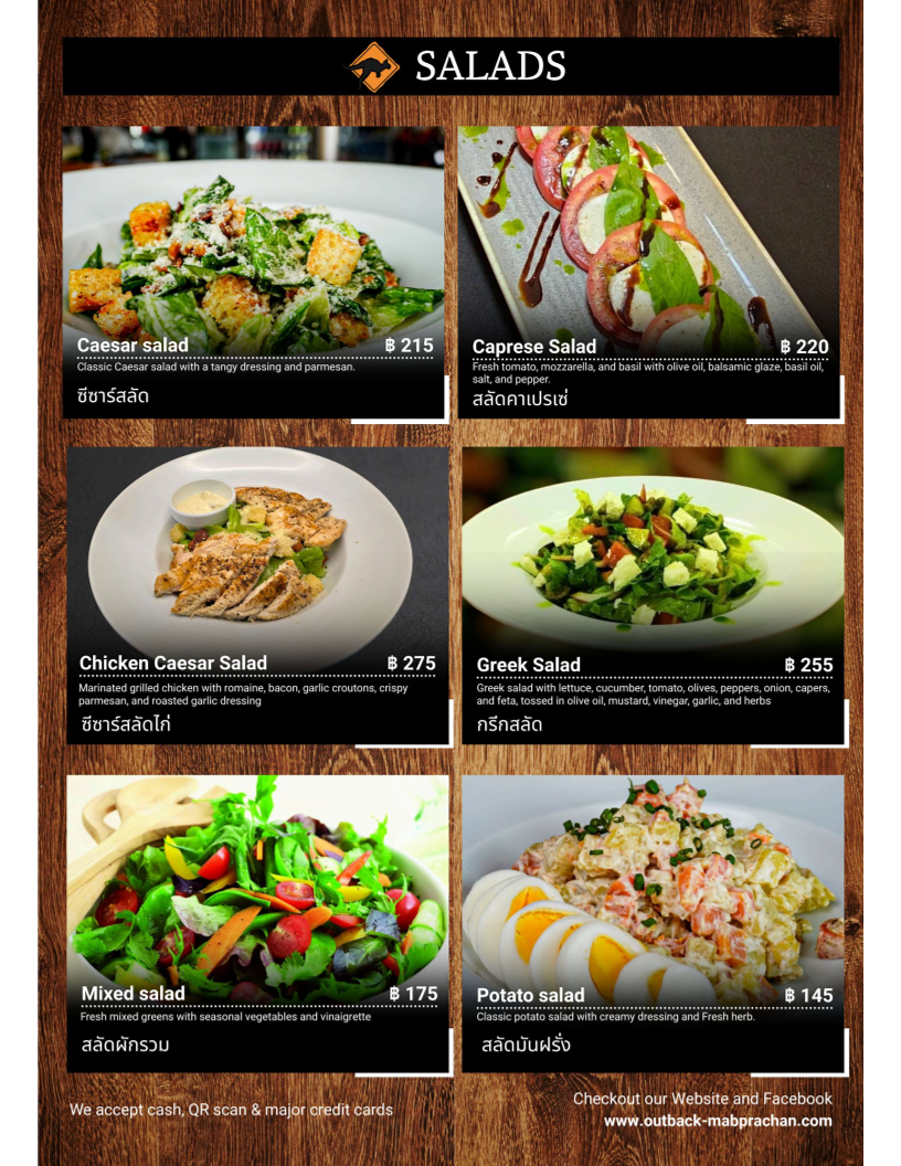 Menu Outback Sports Bar & Restaurant-4
