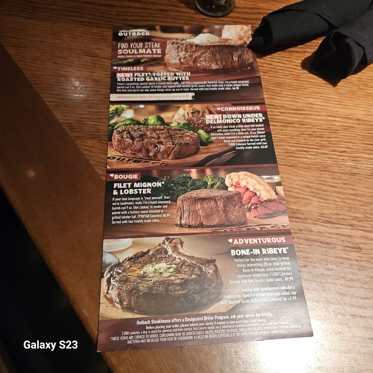 Menu Outback Steakhouse-6