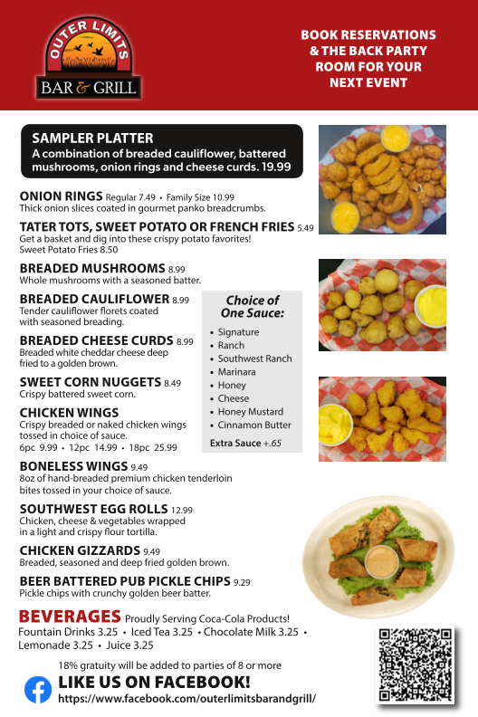 Menu Outer Limits-1