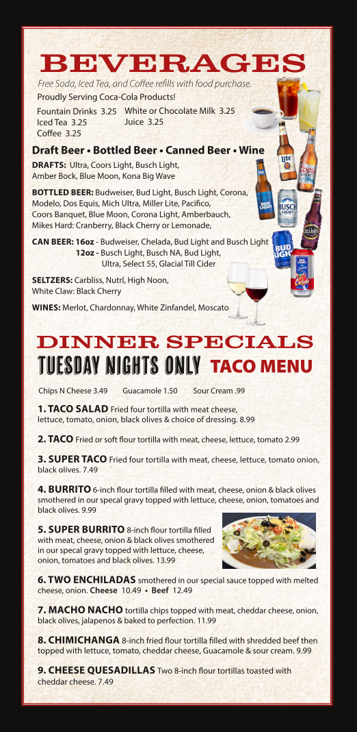 Menu Outer Limits-3