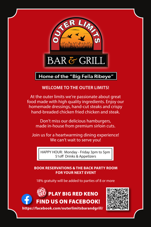 Menu Outer Limits-7