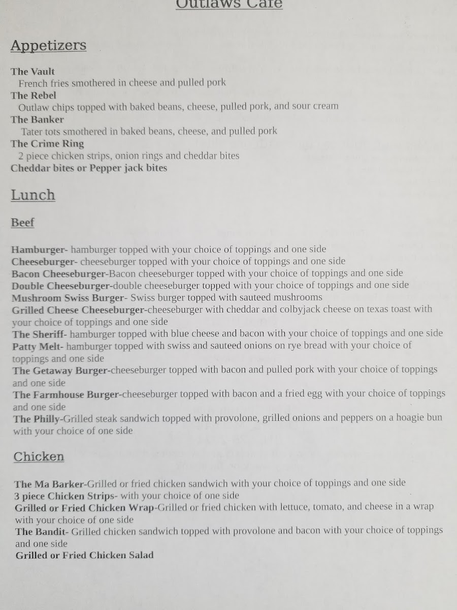 Menu Outlaw Cafe-6