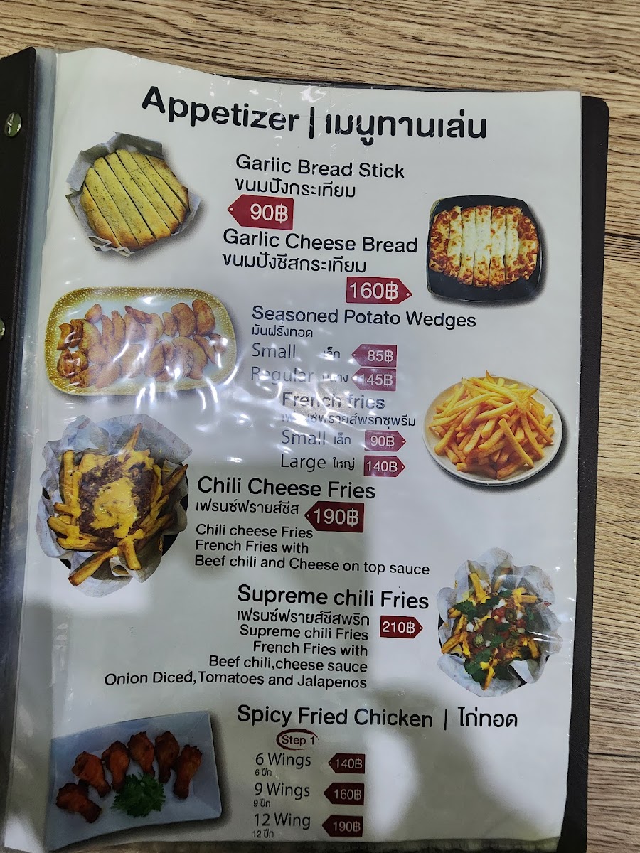 Menu Outlaw Pizza (สาขา พัทยา)-2