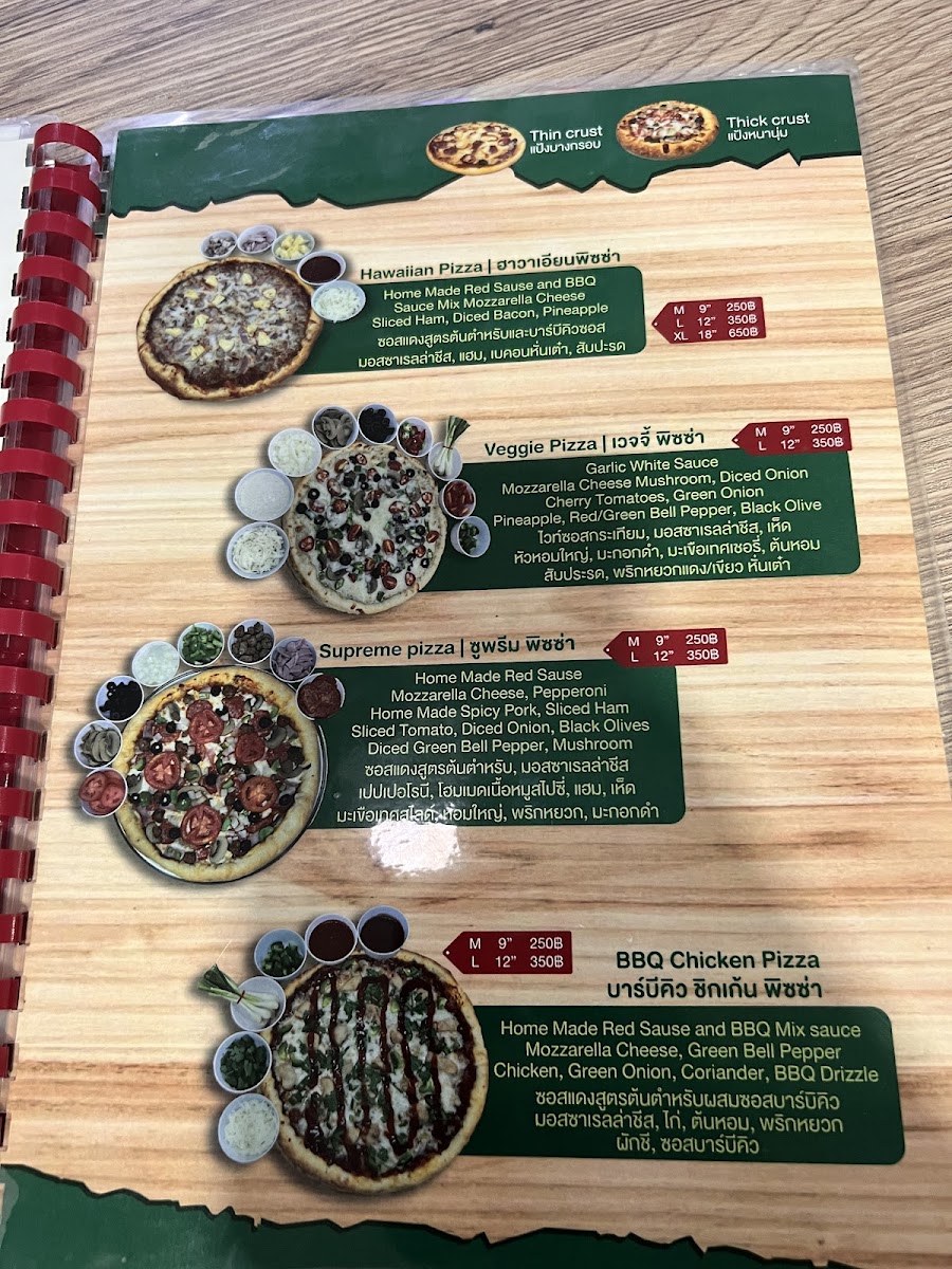 Menu Outlaw Pizza (สาขา พัทยา)-5
