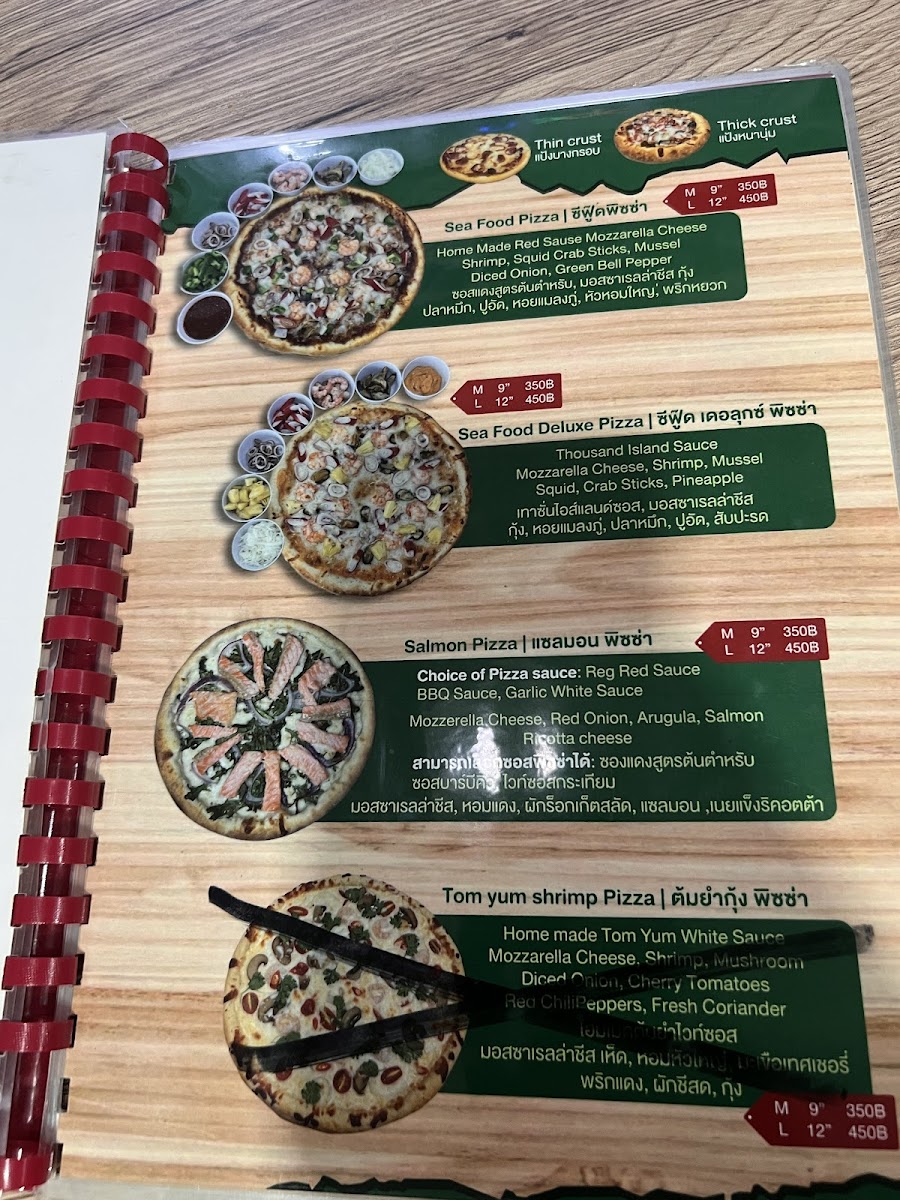 Menu Outlaw Pizza (สาขา พัทยา)-9