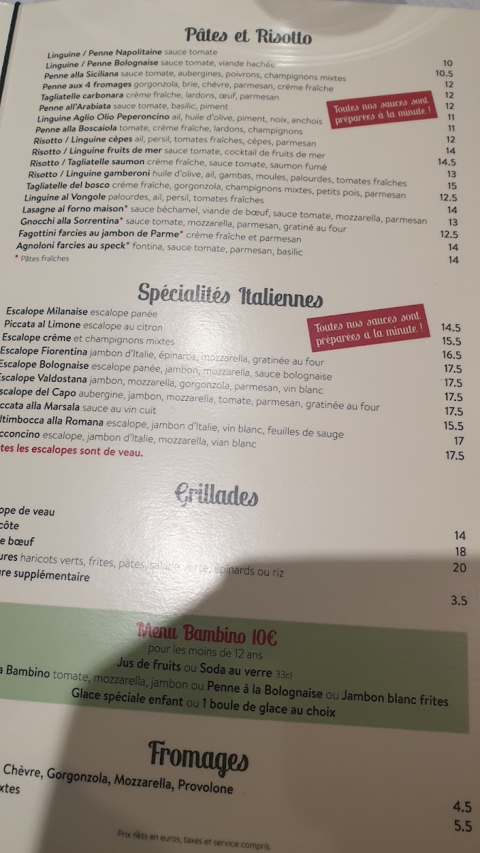 Menu O'vesuvio | Restaurant Italien & Pizzas Au Feu De Bois-9