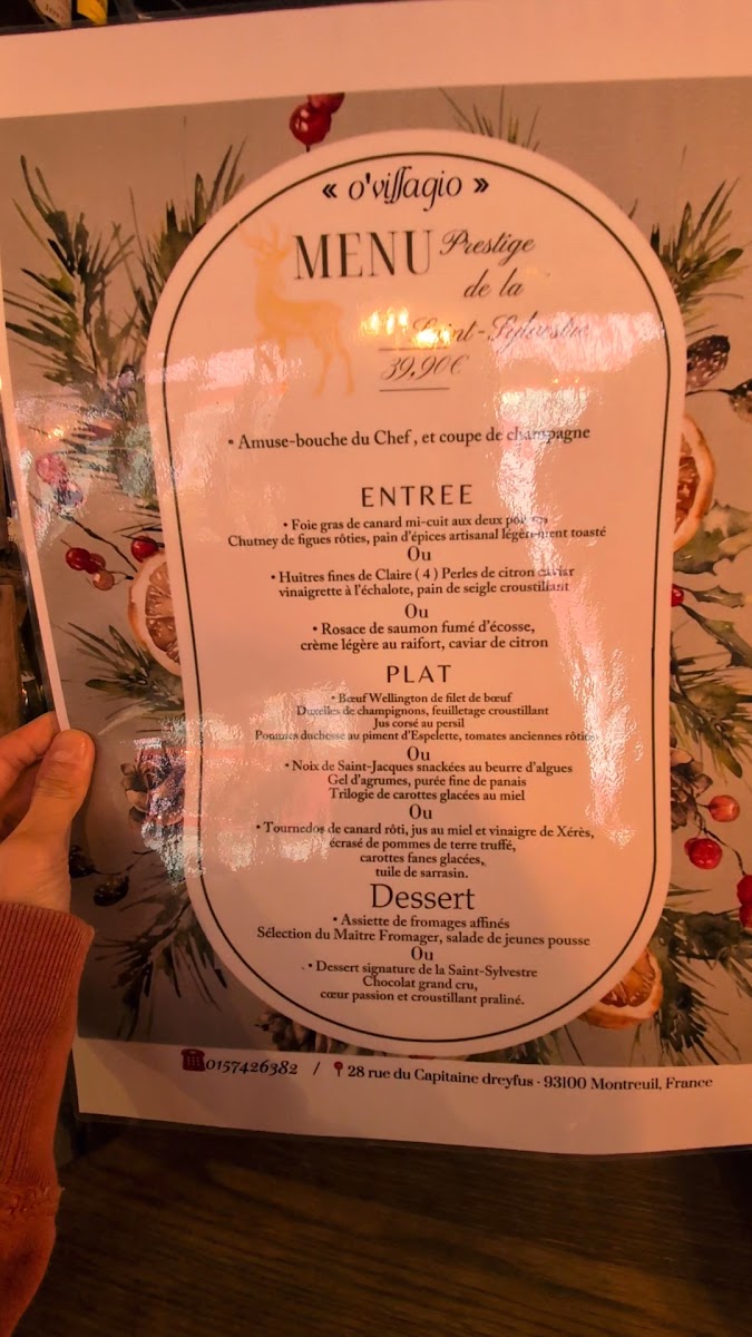Menu O'villagio-3