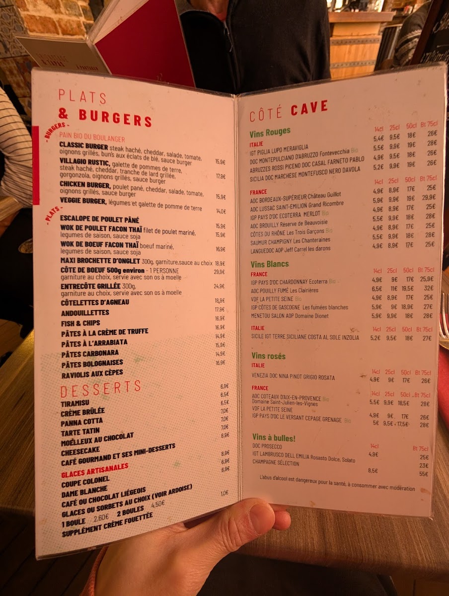 Menu O'villagio-5