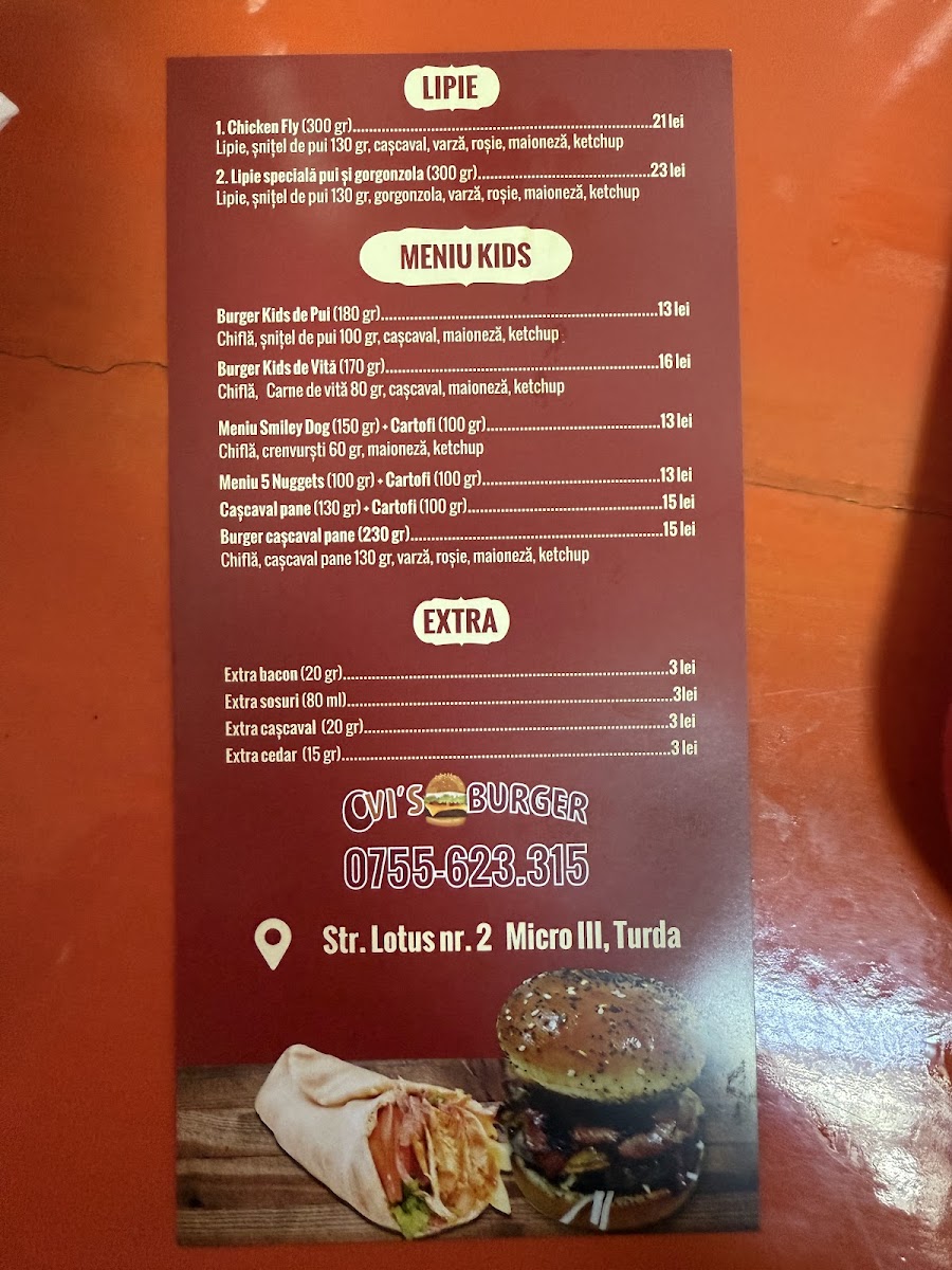 Menu Ovi's Burger-1