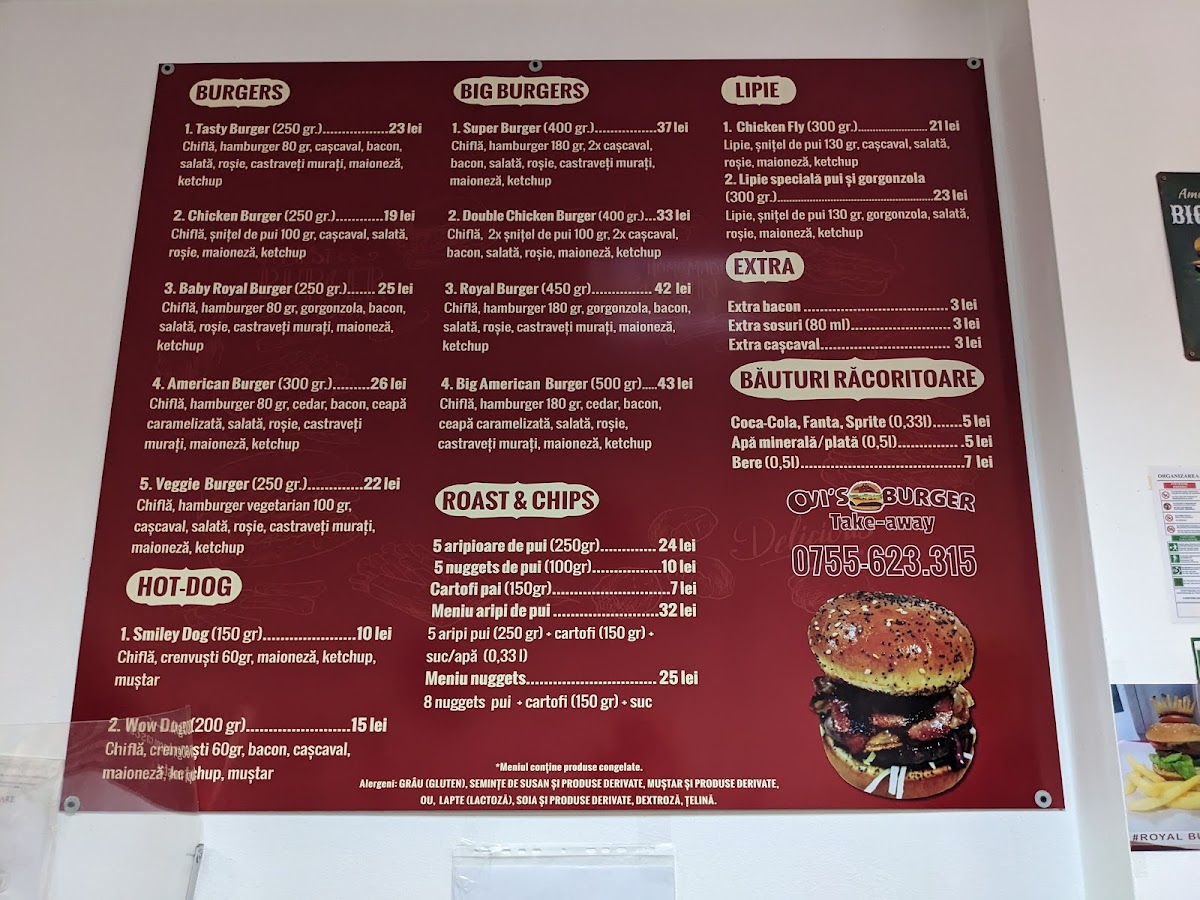 Menu Ovi's Burger-10
