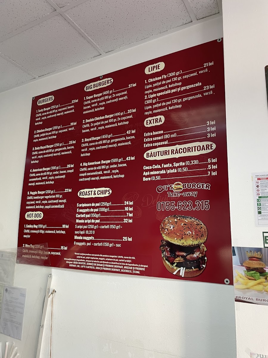 Menu Ovi's Burger-9